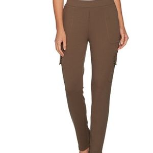 New Lisa Rinna Mocha Pants. Size SP